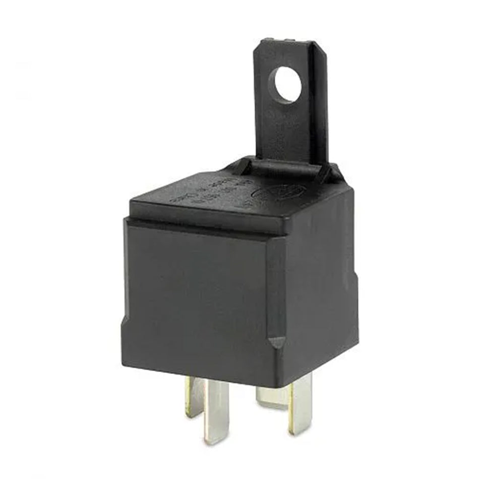 HELLA 24V 4 Pin Normally Open Mini Relay - 20A - Resistor front view