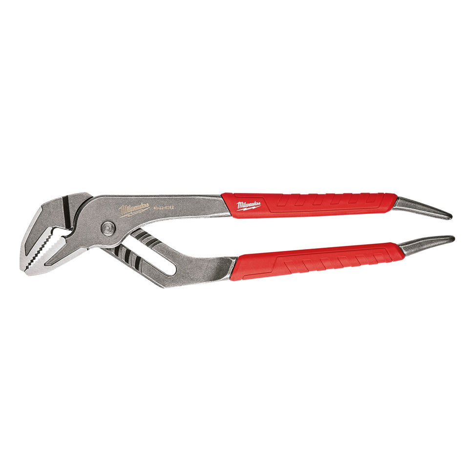 Milwaukee Straight Jaw Multigrip Pliers 300mm/12in 48226312.  Side view of pliers.