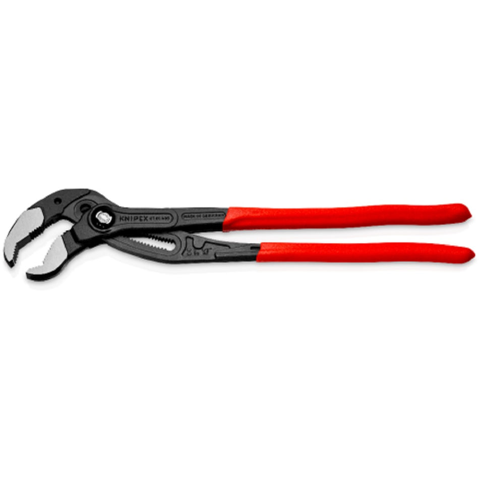 Knipex Cobra XL Water Pump Pliers 8701400.  Angled view showing jaws open.