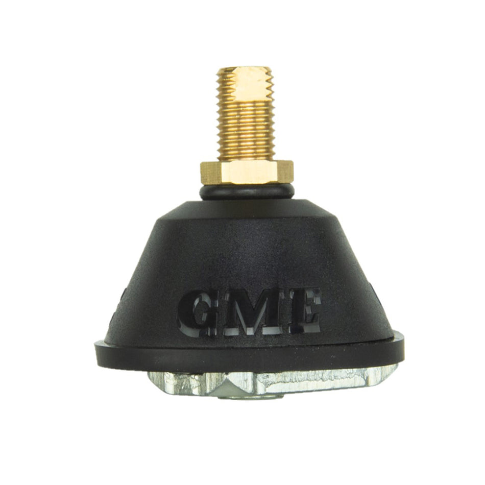 GME Universal Antenna Base AB001. Side view showing GME logo