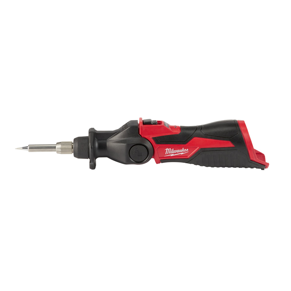 Milwaukee M12 Soldering Iron M12SI-0.  Side view of soldering iron.
