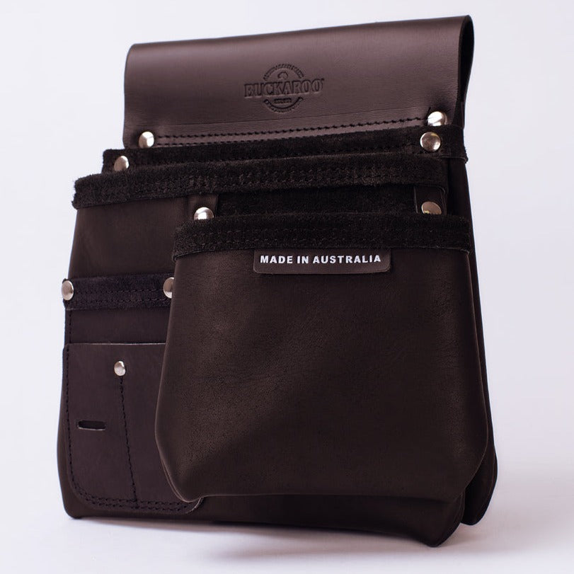 3 Pocket Nailbag - Black - NBS1B