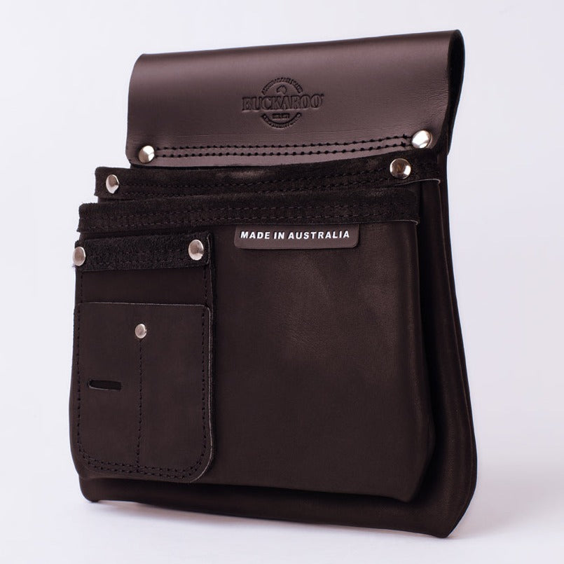 2 Pocket Nailbag - Black - NBS2B