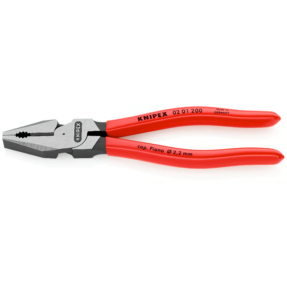 Knipex Combination Pliers - High Leverage (02 01 200 SB)