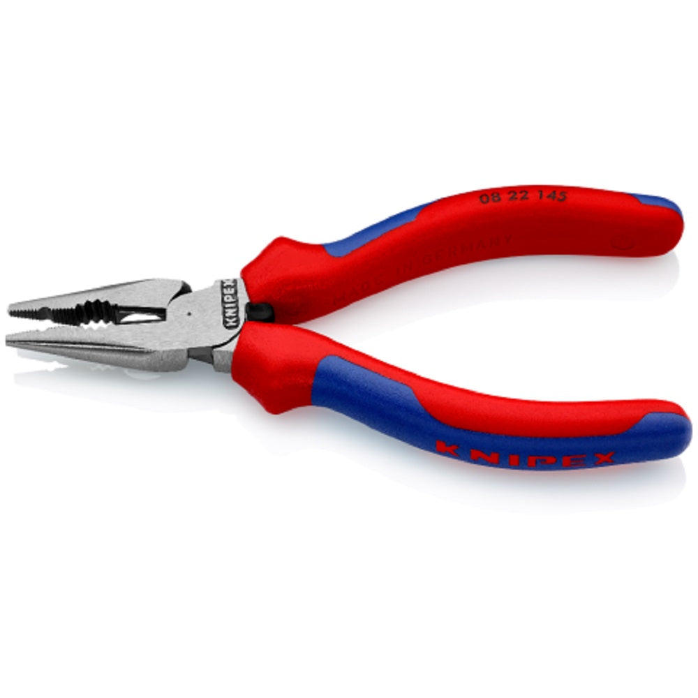 Pointed Combination Pliers 0822145. Angled view showing jaws open.