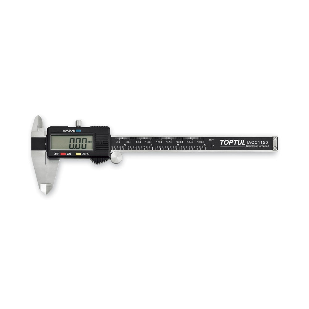 Toptul Ruler Toptul Digital Vernier Caliper 150mm/6 inch – SHOPNewlands
