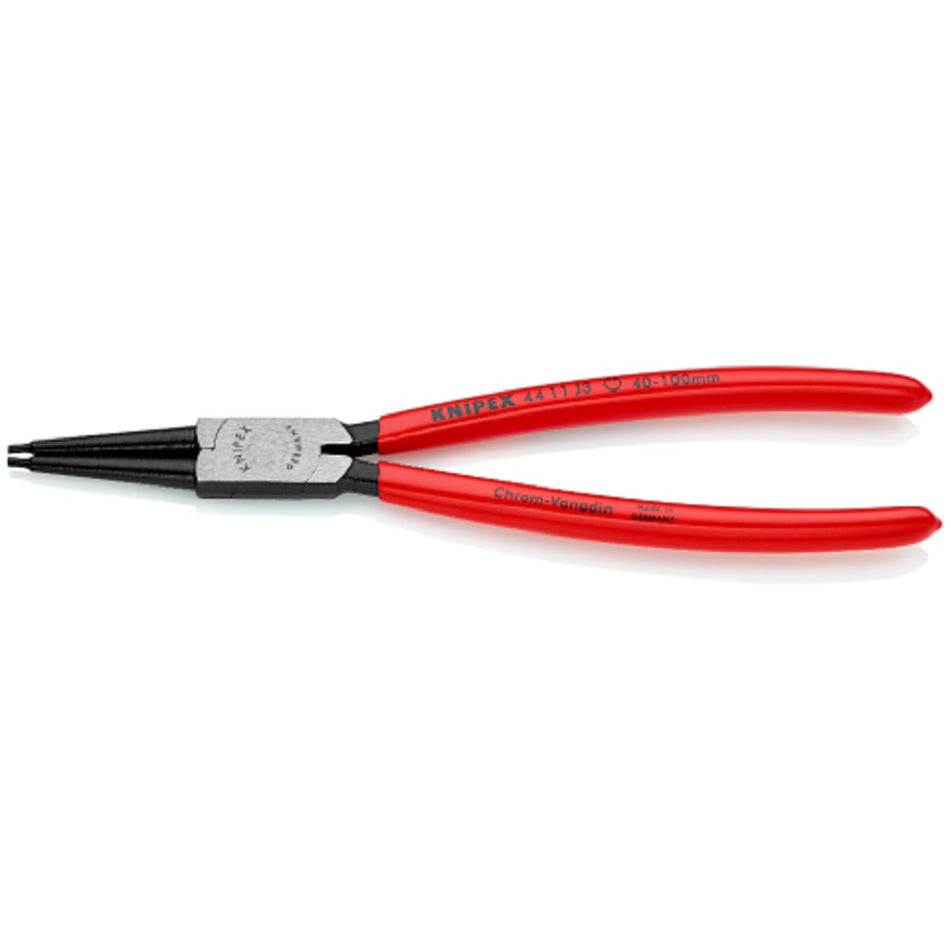 Knipex Circlip Pliers 4411J3.  Angled view showing jaws closed.