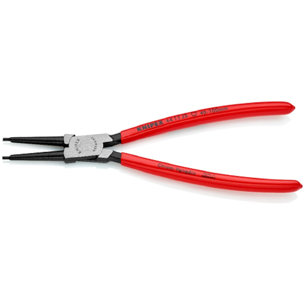 Knipex Circlip Pliers 4411J3. Angled view showing jaws open. 