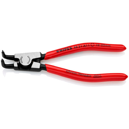 Knipex Circlip Pliers 4621A11. Angld view showing jaws open. 
