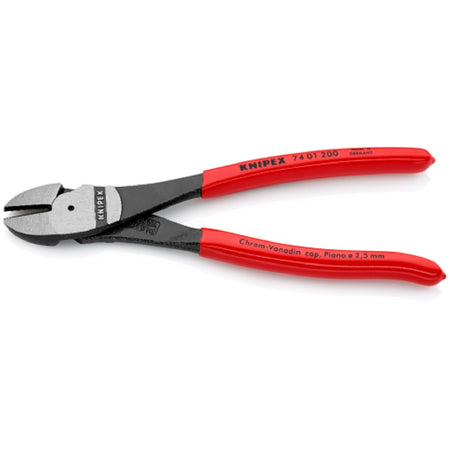 Knipex Diagonal Cutting Nippers 7401200. Angled view showing jaws open. 