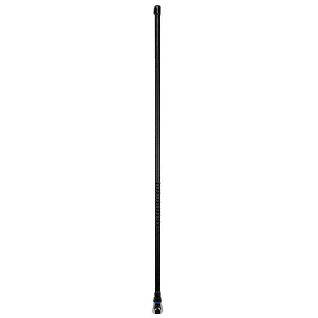 Antenna Whip 640mm-AE4018. Front view of black 640mm antenna