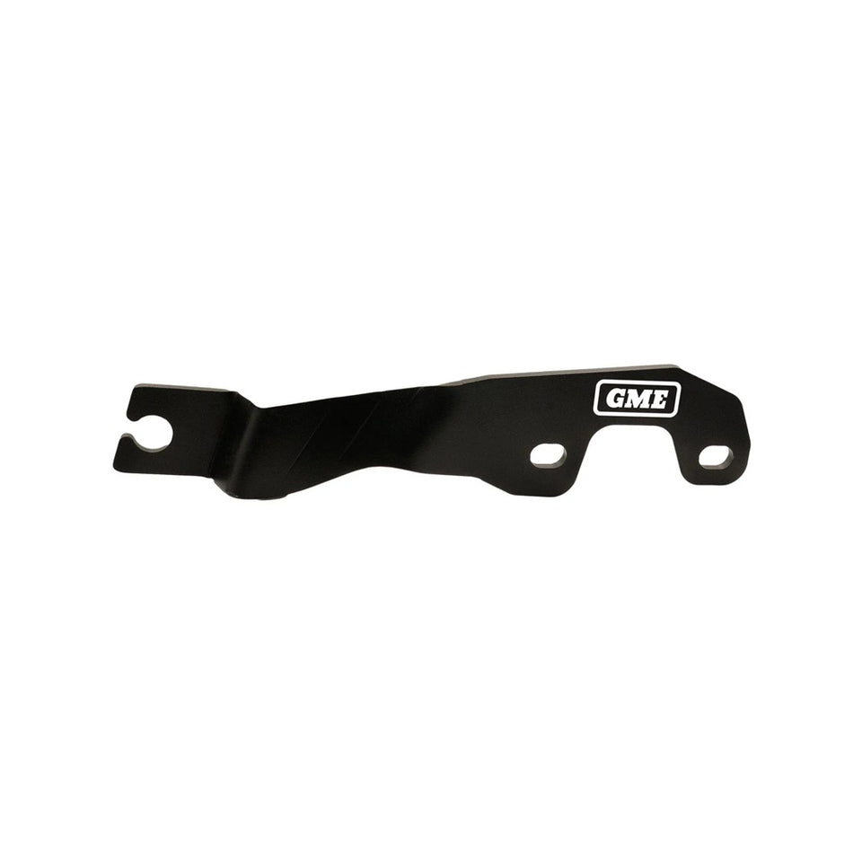 BHM01 GME - Bonnet Hinge Mount Ford Ranger 22-Current. Black metal bracket with GME logo on a white background.