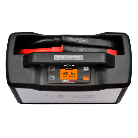 Projecta 12/24V 5000A Intelli-Start Industrial Jump Starter - IS5000. Top-down view of jump starter showing the control panel. 