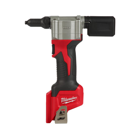 Milwaukee M12 Rivet Gun M12BPRT-0.  Side view of rivet gun.