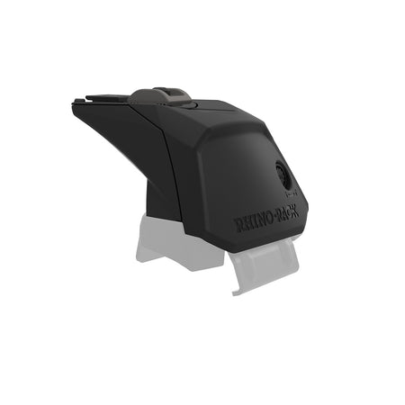 Rhino-Rack RX200 Leg (x4)-RX200. Front view of black RX200 leg.