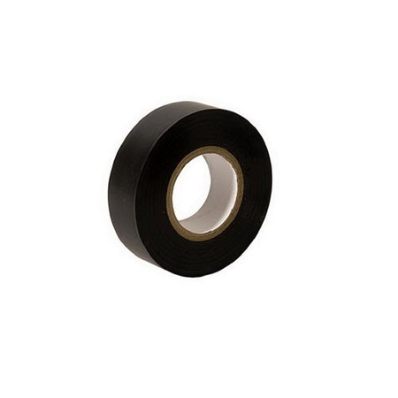 Ed's Tape Harness 19mm x 20m-TAPE. Front view of black roll of tape.