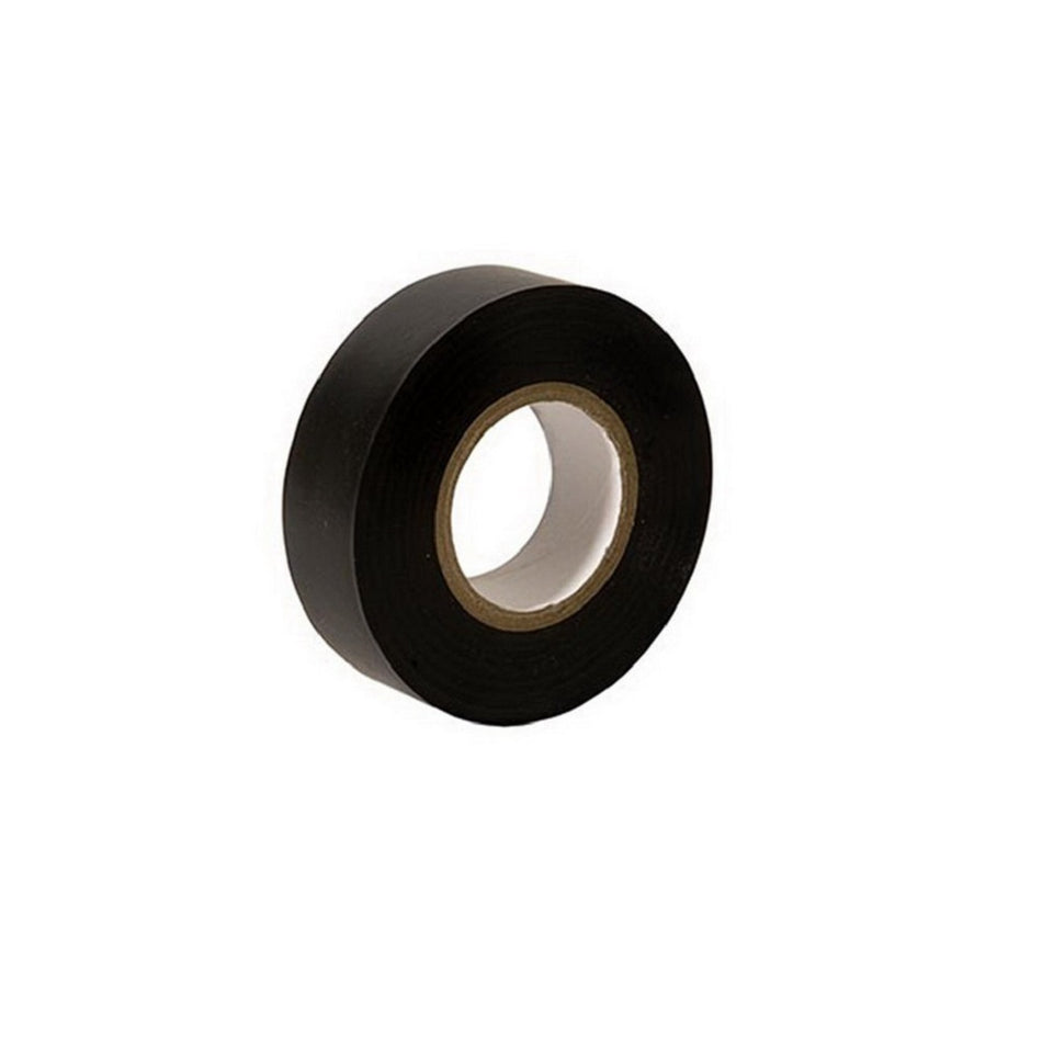 Ed's Tape Harness 19mm x 20m-TAPE. Front view of black roll of tape.