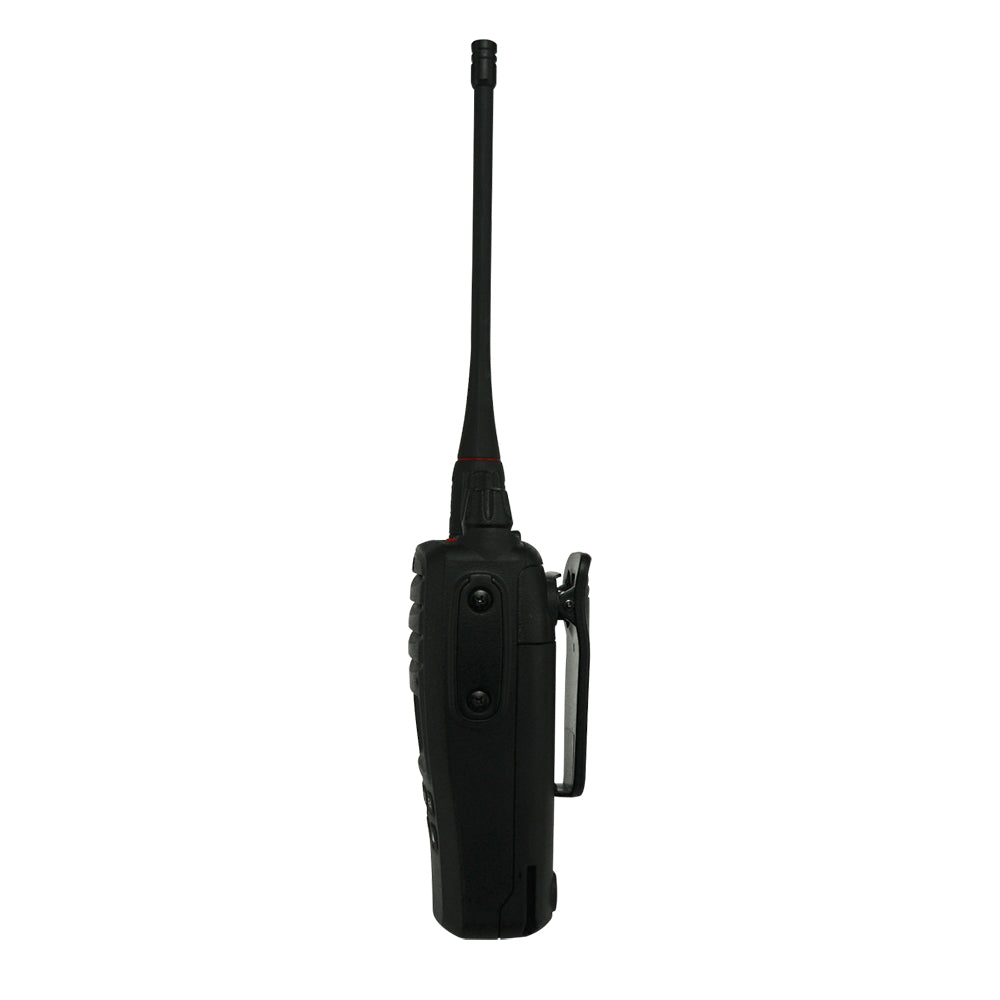GME 5/1 Watt IP67 UHF CB Handheld Radio side view