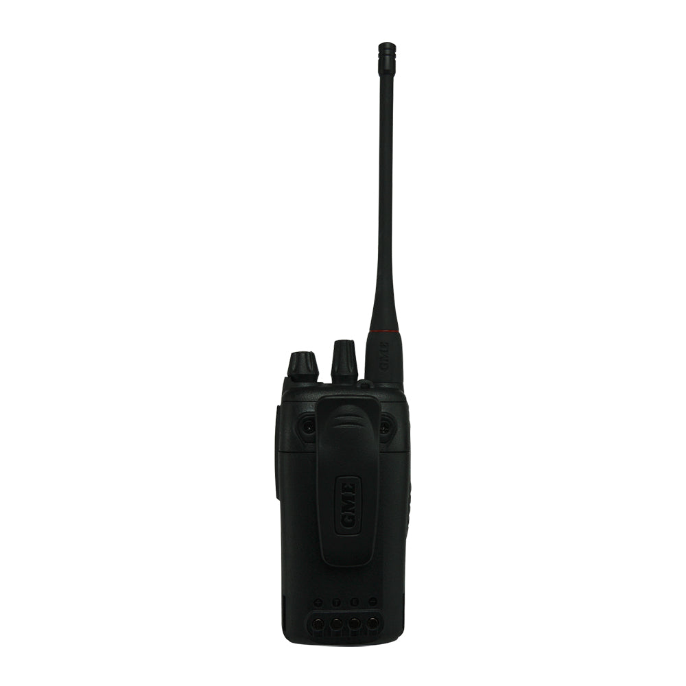 GME 5/1 Watt IP67 UHF CB Handheld Radio back view